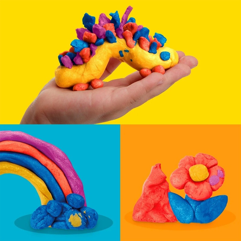 Play-Doh 4Pak Metalických Barev