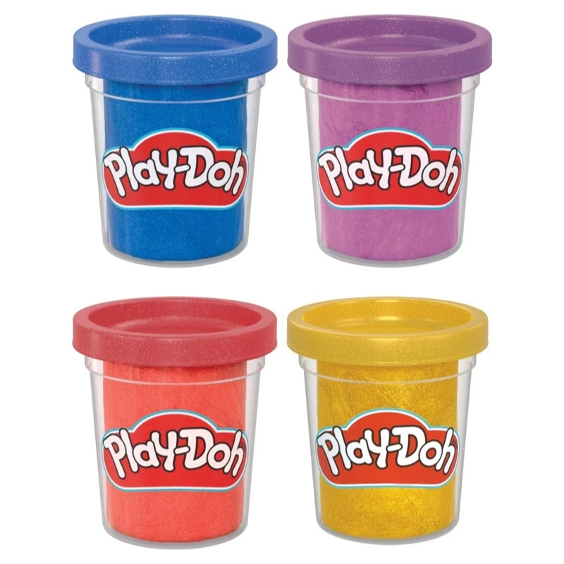 Play-Doh 4Pak Metalických Barev