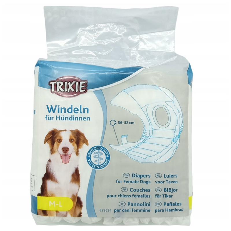 Trixie Pieluchy Dla Suczki Pieluszki Dla Psa Majtki 12szt