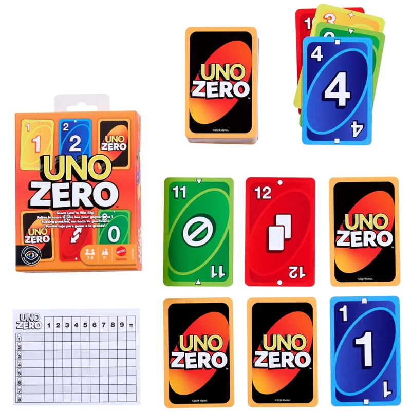 Zestaw Uno 4w1 Strategia ProGamers: Uno Flip + Uno Elite F1 + Uno Teams + Uno Zero Gra Karciana Karty Do Gry