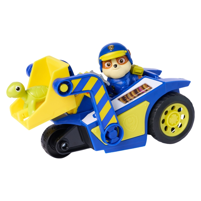 Psi Patrol Search Rescue Buldožer Rubble Pojazd Napęd Pull-Back + Figurka Żółw