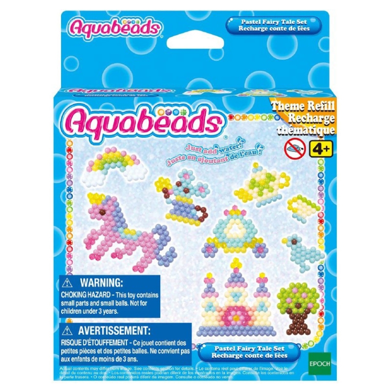 Aquabeads Pastelový Svět Pohádek – kreativní sada s vodními korálky a šablonami
