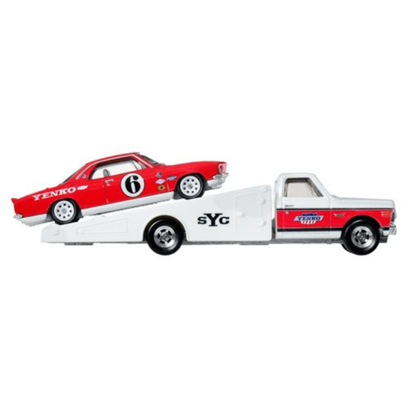 Hot Wheels Premium Team Transport 2024 Ford Mustang RTR Spec 5-FD & Aero Lift