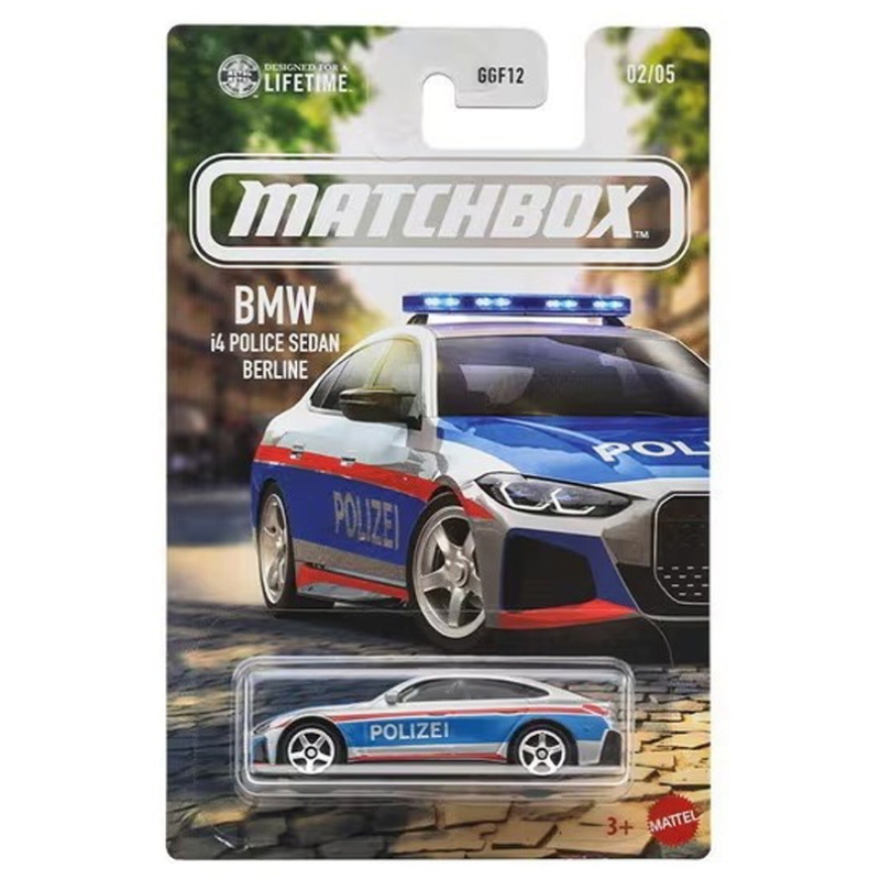 Matchbox BMW i4 autko policyjne - radiowóz