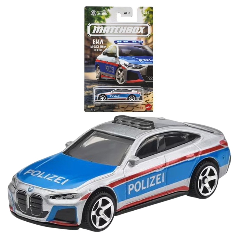 Matchbox BMW i4 autko policyjne - radiowóz