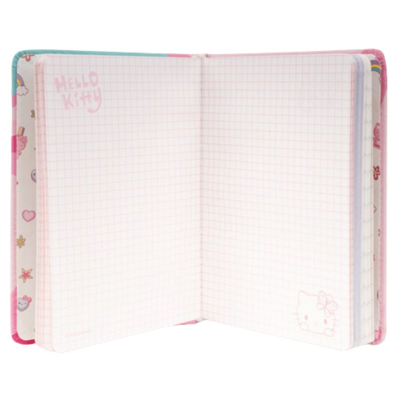 Coolpack Notes Pamiętnik Zeszyt B6 100 K Squishy 3D Hello Kitty różowo-niebieski kartki wewnątrz