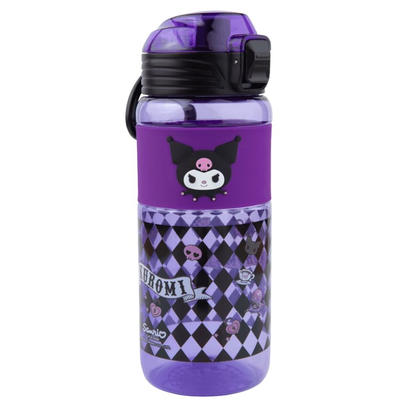 Kuromi fioletowy Bidon 750 ml Butelka na wodę z dzióbkiem zamknięta