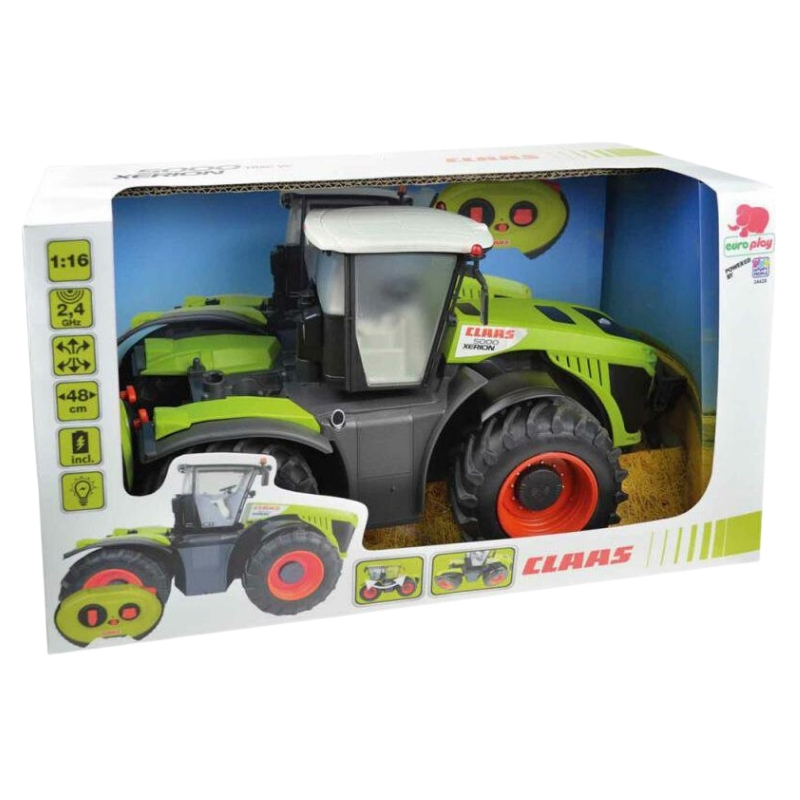 Ciągnik Zdalnie Sterowany Traktor Dla Dzieci Happy People Claas Xerion 5000 RC 1:16 Zielony