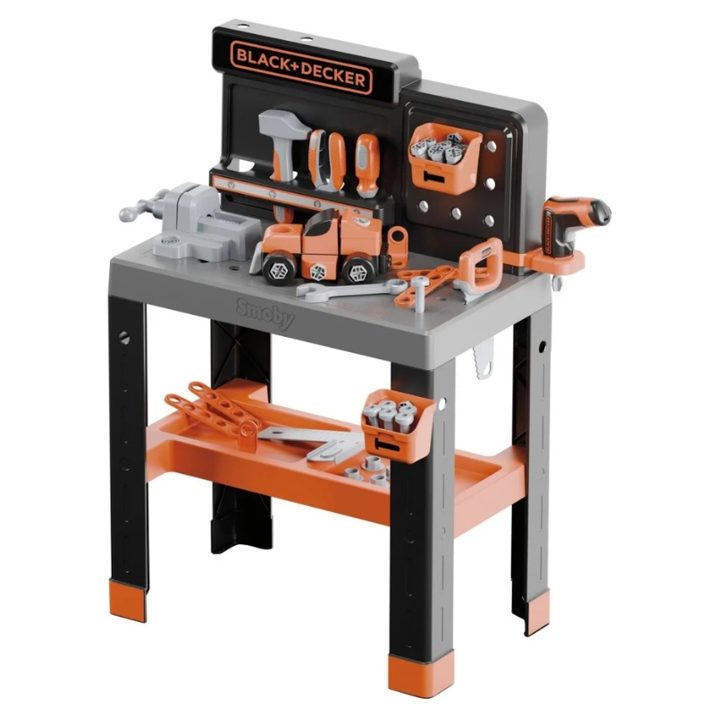 Smoby Black & Decker Warsztat Zabawkowy Bricolo Center Akcesoria Narzędzia