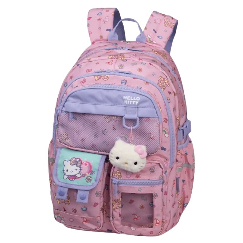 Coolpack Sully Plecak Przedszkolny Szkolny Młodzieżowy 2-komorowy Dziecięcy Hello Kitty Różowy