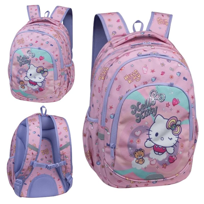 Batoh Růžový Předškolní Školní Taška Pro Dítě Dětský Prime Hello Kitty