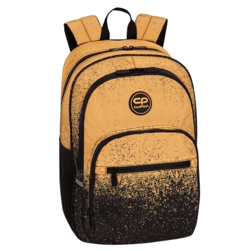 Coolpack Alfa Plecak Szkolny Młodzieżowy Do Szkoły Podróżny Jednokomorowy Pomarańczowy Orange Dot