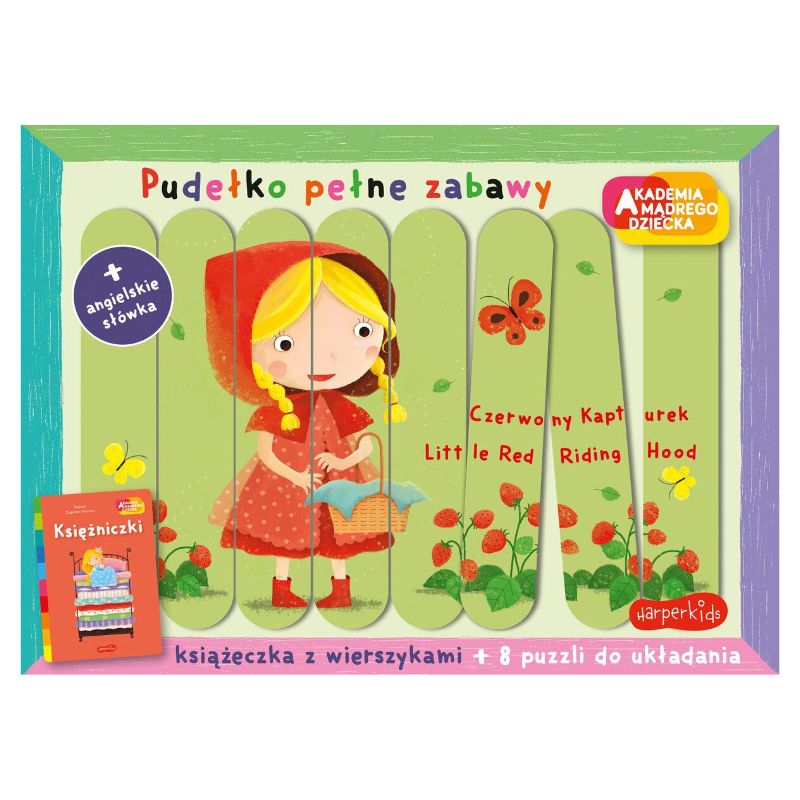 Księżniczki Książeczka Z Dodatkami Puzzle Wierszyki Dla Dzieci Edukacyjna Akademia Mądrego Dziecka Pudełko Pełne Zabawy Zbigniew Dmitroca
