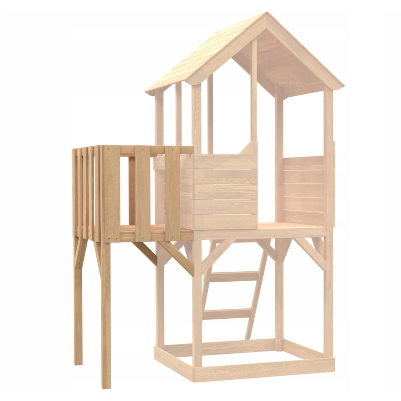 Drewniany Balkon Do Rozbudowy Wieży TP Treehouse