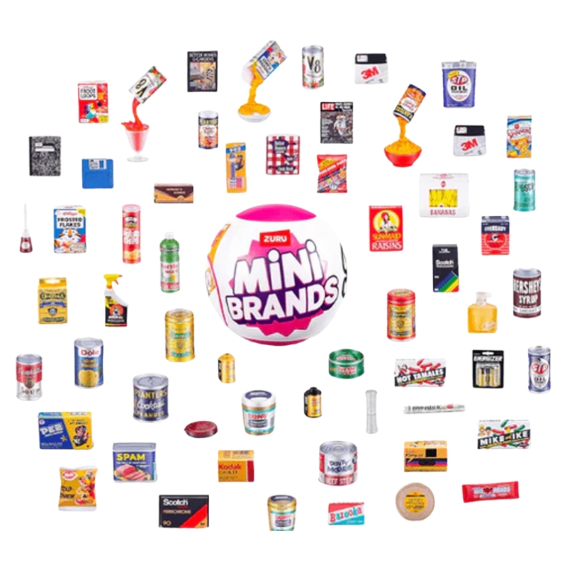Zuru Mini Brands Kula Retro Překvapení Figurky Kapsle S Figurkami Překvapení Kultovní Značky