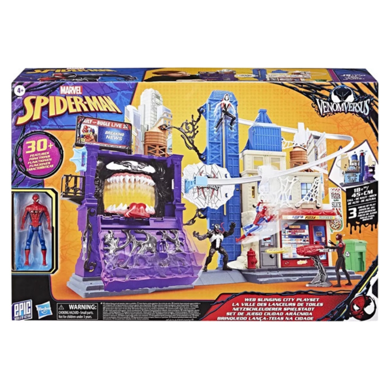 Hasbro Marvel Spider-Man Zestaw Venom Versus Web City + Figurka Spider-Mana