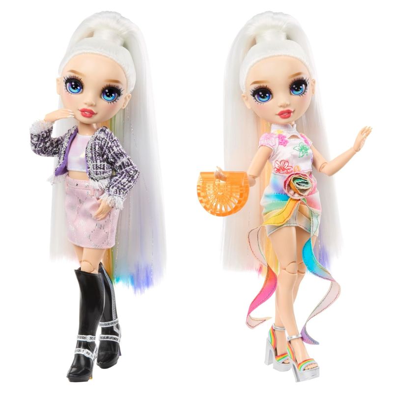 Lalka Modowa Dla Dzieci Rainbow High Style Icons Amaya Raine Akcesoria +4
