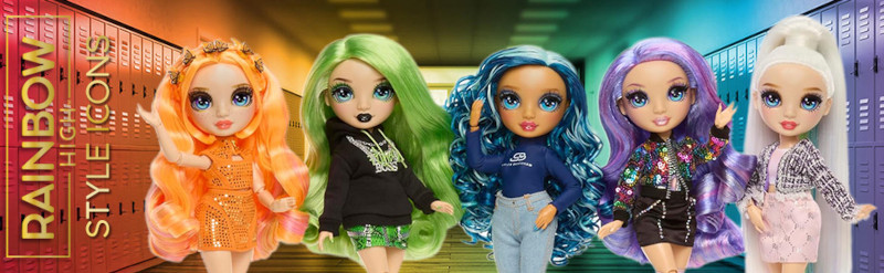 Lalka Modowa Dla Dzieci Rainbow High Style Icons Amaya Raine Akcesoria +4