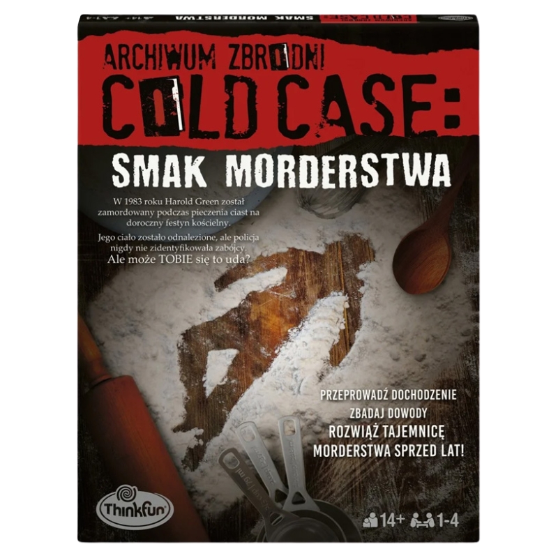 Ravensuburger Thinkfun Archiwum Zbrodni Cold Case Smak Morderstwa Gra Planszowa Detektywistyczne 14+
