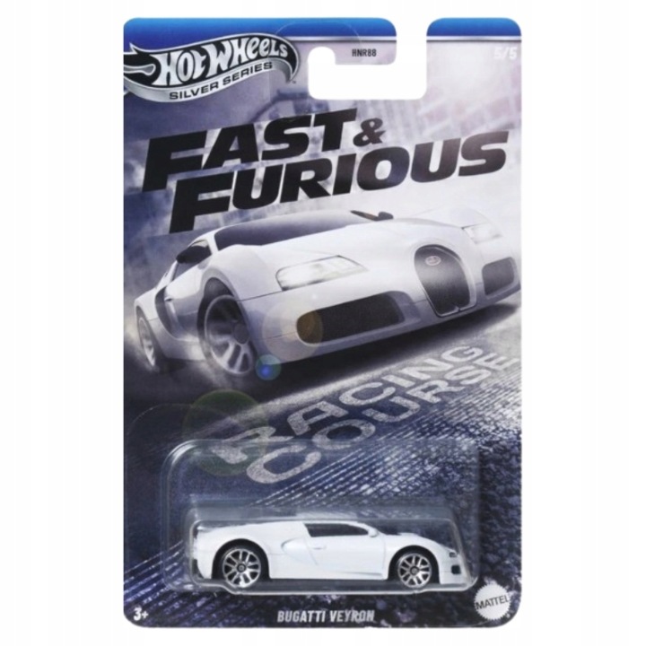 Hot Wheels Premium Fast & Furious Metalowe Autko Gumowe Opony Samochodzik Kolekcjonerski
