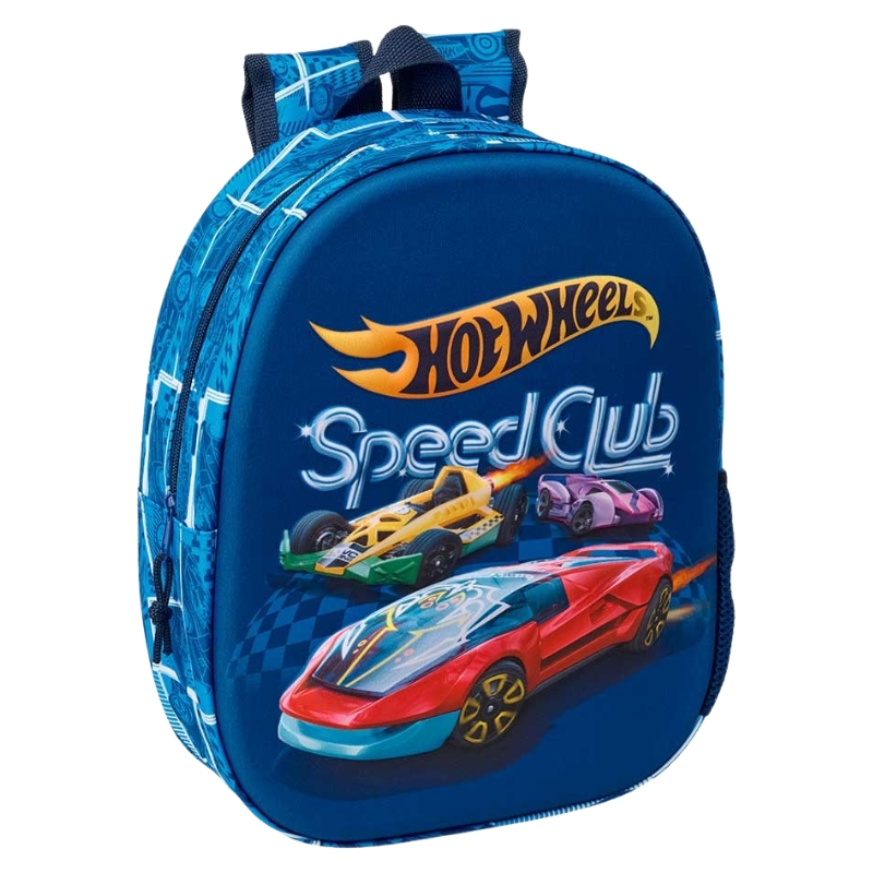 Safta Plecak Dziecięcy Przedszkolny Szkolny Mały Hot Wheels 3D Wypukły