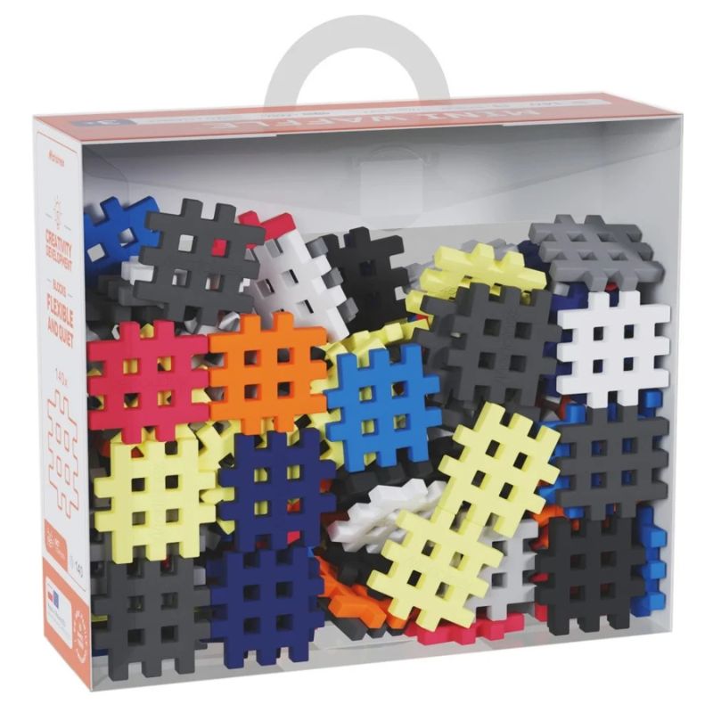 Marioinex Mini Waffle Klocki Konstrukcyjne Małe Edukacyjne Kreatywne Techniczna Paleta Barw 140 Sztuk