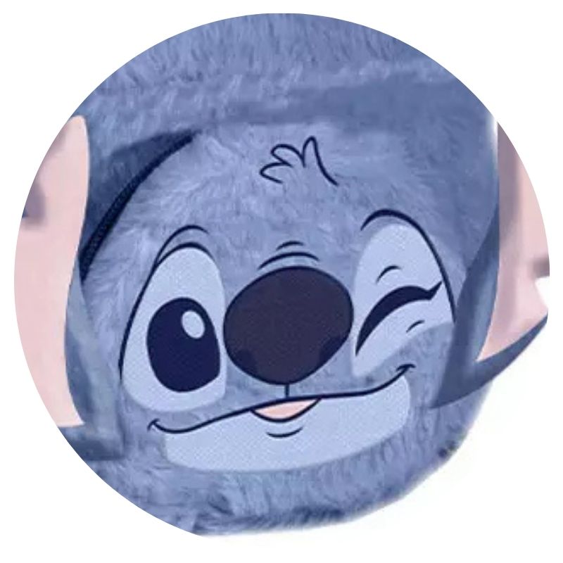 Paso Torebka Dla Dziewczynki Dzieci Dziecięca Torba Na Ramię Futerkowa Pluszowa Podręczna Stitch Coastal Cool