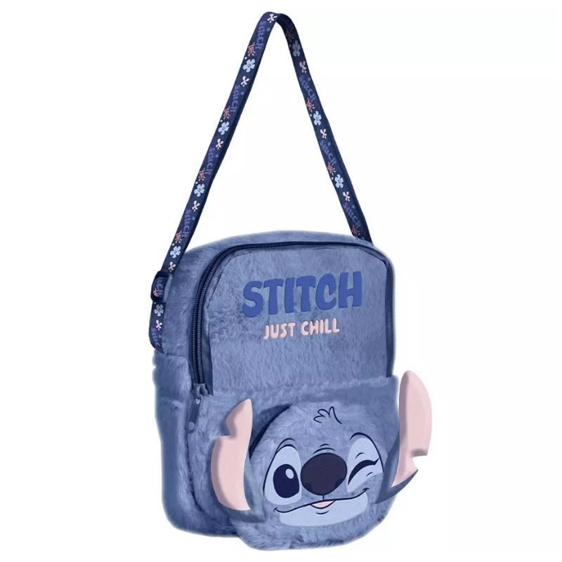 Paso Torebka Dla Dziewczynki Dzieci Dziecięca Torba Na Ramię Futerkowa Pluszowa Podręczna Stitch Coastal Cool