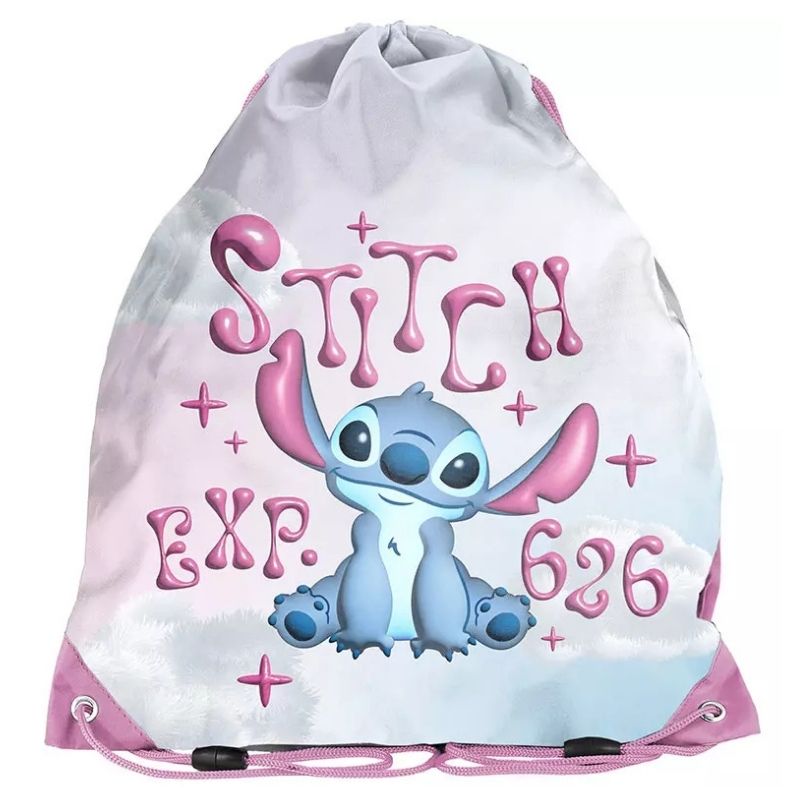 Paso Worek Sportowy Na Obuwie WF Basen Plecak Podróżny Kompaktowy Szkolny Stitch EXP. 626