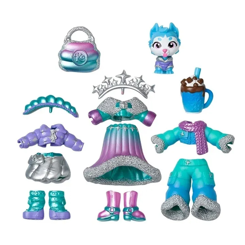 Zestaw Figurek Kookyloos Figurka Dla Dzieci Figurki Akcesoria Lalka Zabawka Chloe's Deluxe Set Golden Gala