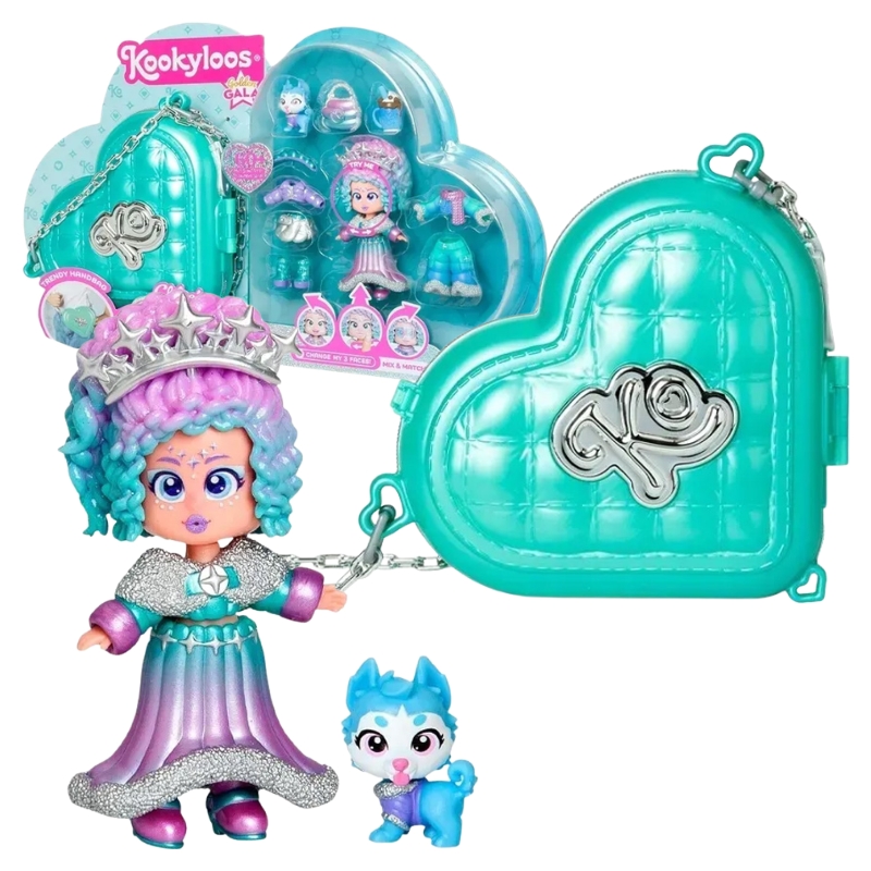 Zestaw Figurek Kookyloos Figurka Dla Dzieci Figurki Akcesoria Lalka Zabawka Chloe's Deluxe Set Golden Gala