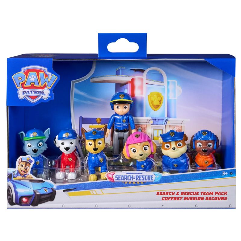 Zestaw figurek Psi Patrol - Ryder i pieski