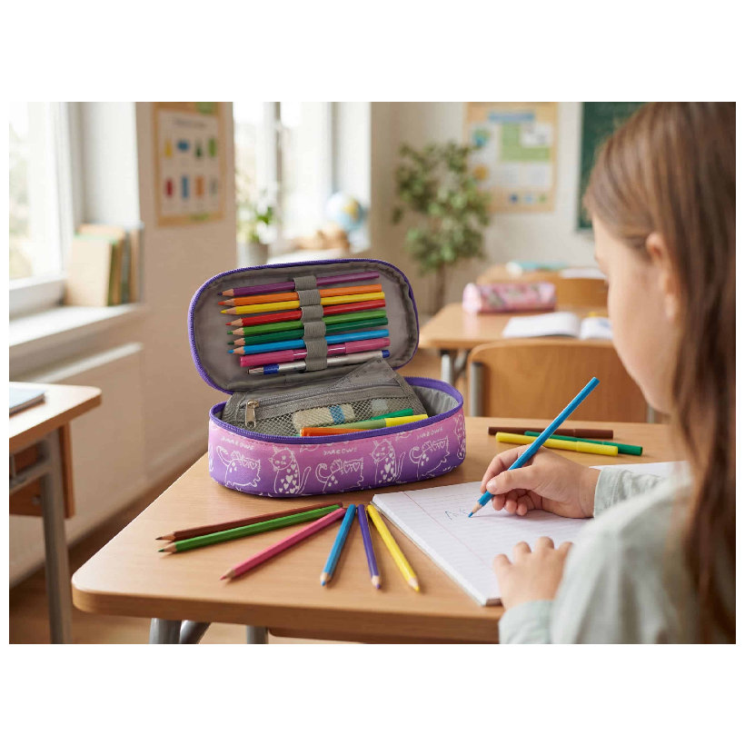 Astrabag Penál Jednokomorový Pytlík Etui Na Školní Potřeby