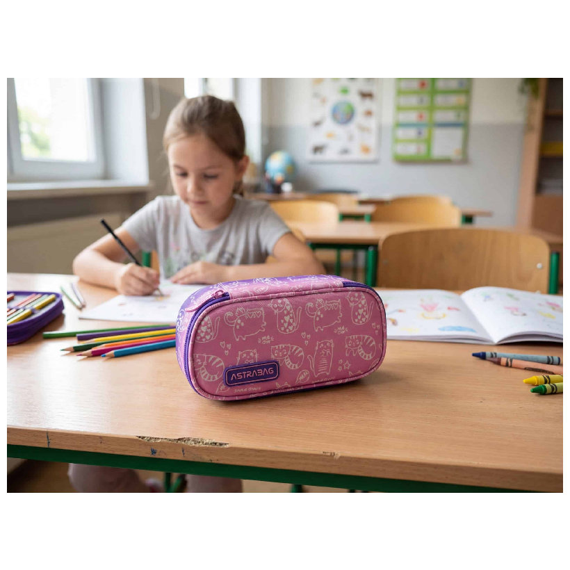Astrabag Penál Jednokomorový Pytlík Etui Na Školní Potřeby